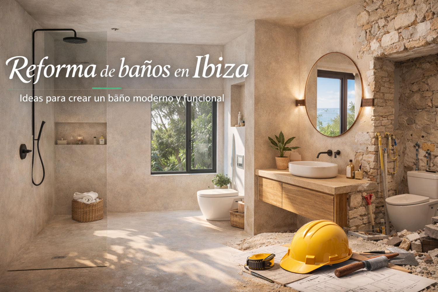 Bathroom renovation in Ibiza, ideas to create a modern and functional bathroom